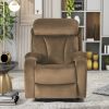 Lift Chair Recliner for Elderly Power Remote Control Recliner Sofa Relax Soft Chair Anti-skid Australia Cashmere Fabric Furniture Living Room