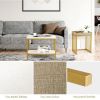 Living Room Bedroom 2PCS 2-Tier Nesting Coffee Sofa Side End Tables