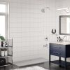 Aquacubic Shower Faucets Sets, Tub and Shower Trim Kit with Pressure Balance Valve, Single Handle Trim Kit with 4 Inch Shower Head, Tub Spout with Div