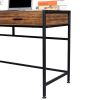 Old Wood Table with Two Small Drawers and Two Large Drawers ,Computer Desk  Used For Study Desk XH