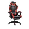 PU gaming chair, swivel recliner with adjustable backrest and seat height, high back gaming chair with footrest, office chair with 360¬∞ swivel, suita