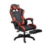 PU gaming chair, swivel recliner with adjustable backrest and seat height, high back gaming chair with footrest, office chair with 360¬∞ swivel, suita
