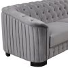 64" Velvet Upholstered Loveseat Sofa; Modern Loveseat Sofa with Thick Removable Seat Cushion; 2-Person Loveseat Sofa Couch for Living Room; Bedroom; o