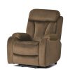 Lift Chair Recliner for Elderly Power Remote Control Recliner Sofa Relax Soft Chair Anti-skid Australia Cashmere Fabric Furniture Living Room