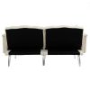 COOLMORE Couches for Living Room Mid Century Modern Velvet Love Seats Sofa with 2 Pillows, Loveseat Armrest for Bedroom, Apartment, Home Office