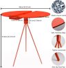 Coffee Table, Side Table Round, Small End Table for Dining, Modern Kitchen Table Bedside Table, Easy Assembly Accent Table Black Drink Table for Livin
