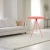 Coffee Table, Side Table Round, Small End Table for Dining, Modern Kitchen Table Bedside Table, Easy Assembly Accent Table Black Drink Table for Livin