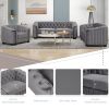 64" Velvet Upholstered Loveseat Sofa; Modern Loveseat Sofa with Thick Removable Seat Cushion; 2-Person Loveseat Sofa Couch for Living Room; Bedroom; o