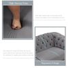 64" Velvet Upholstered Loveseat Sofa; Modern Loveseat Sofa with Thick Removable Seat Cushion; 2-Person Loveseat Sofa Couch for Living Room; Bedroom; o