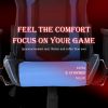 GIVENUSMYF gaming chair, computer chair with lumbar support, height adjustable gaming chair with headrest and 360¬∞ swivel office chair, suitable for